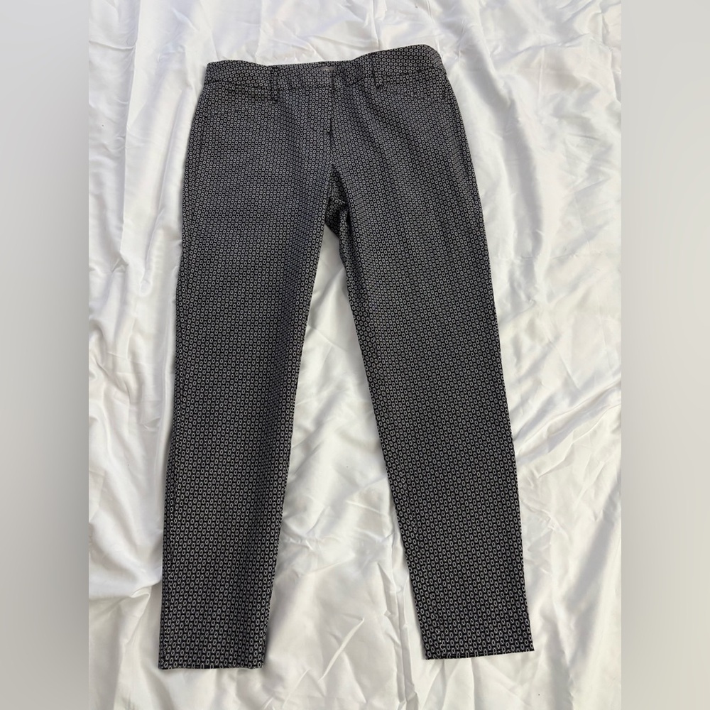 Maurices Womens Smart Skinny Blue Diamond Dress Pants 9/10 Regular NWT